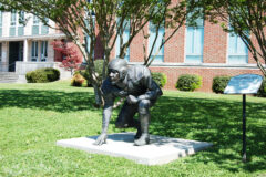 Statue of Hometown Sports Heros in Cedartown - Ray Beck, New York Giants